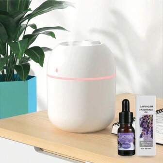 2pcs/Set (Aromatherapy Diffuser+Aromatherapy Oil), Suitable For Home, Hotel, Bathroom Deodorization, Scenting, Air Fresher With Long-Lasting Fragrance Gifts Birthday Graduation