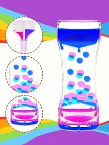 Liquid Motion Bubbler, Liquid Bubbler, Timer For Sensory Play, Fidget Toy - Stress Management - Cool Desk Decor Halloween/Thanksgiving Day/Christmas Gift Easter Gift