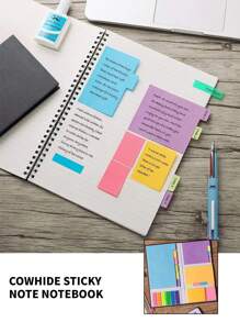 410 Blatt/Set Haftnotizen Set, Schulmaterial, Büromaterial, Planer Notizteiler Tabs, Buchnotizen, Haftnotizen, Schüler Rückkehr zur Schule Materialien Kunstmaterial