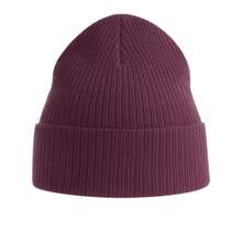 Atlantis Unisex Adult Nelson Ribbed Cotton Beanie (Burgundy) - Burgundy - View 2