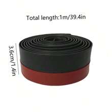 1個自粘式矽膠門擋風器-門封條，適用於內部和外部門封隙縫，防水，阻音 - 彩色 - 查看 8