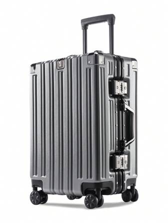 Carry On Luggage - Aluminium Frame, Hard Shell, Suitcases With Wheels, No Zipper Hand Luggage Travel Trip School Holiday Honeymoon Vacation Study Abroad Graduation Holiday Essentials Travel Accessories Ideal Choice For Gifts Men Women Boys Girls Student Couple Bag For School School Accessories School Stuff