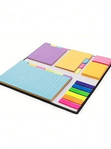 410 Blatt/Set Haftnotizen Set, Schulmaterial, Büromaterial, Planer Notizteiler Tabs, Buchnotizen, Haftnotizen, Schüler Rückkehr zur Schule Materialien Kunstmaterial