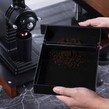 Stainless Steel Espresso Coffee Knock Box Thickened Drawer Knock Bucket Home Bar Waste Powder Coffee Knock Box - Black - View 8