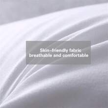 1入組白色枕芯，柔軟蓬鬆的抱枕，適用於沙發、床、臥室或旅行的家居裝飾 - 白色 - 查看 5