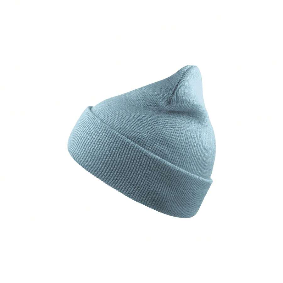 Atlantis Wind Double Skin Beanie With Turn Up (Light Blue) - Dusty Blue - View 1