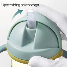 1pc Baby/Children's Learning Drinking Bottle, 250ml Water Cup/Infant Bottle With Straw