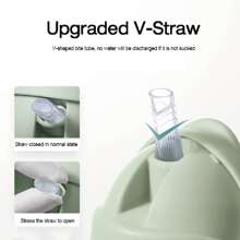 1pc Baby/Children's Learning Drinking Bottle, 250ml Water Cup/Infant Bottle With Straw