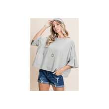 Solid Cotton Casual Top