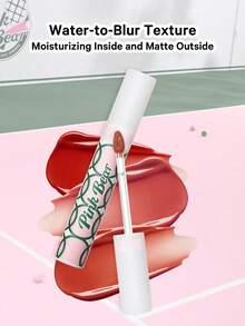 Pink Bear Blur Water Tint: Hydrating Matte & Glossy Lip Stain, Student Favorite, No Cup Marks - R123 Fearless Mocha - View 3