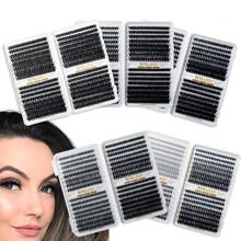 RITALASH RITALASH 640PCS Lash Clusters Book DIY Eyelash Extensions  Clusters Lashes Book  D Curl LASH Mega Volume Individual Lashes Eyelash Clusters Extensions Wispy Lashes Cluster DIY At Home Lash Clusters, Eyelash Clusters, Individual Eyelashes, Lashes, Fake Lashes
