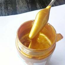 3.38oz/100ML goldene Acrylfarbe, metallisch, wasserbeständig und nicht verblassend für Statuen Bemalung, DIY Handwerk, bemalte Graffiti Pigmente, Rückkehr zur Schule, Muttertag, Geschenk für Mutter, Schulbedarf