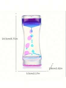 Liquid Motion Bubbler, Liquid Bubbler, Timer For Sensory Play, Fidget Toy - Stress Management - Cool Desk Decor Halloween/Thanksgiving Day/Christmas Gift Easter Gift