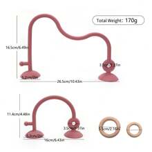 1套嬰兒矽膠吸附玩具，高椅托盤桌面玩具、咬咬玩具、沐浴玩具、感官玩具