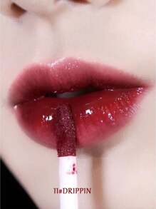 HOLIKA HOLIKA Heart Crush Glow Tint 空气感光泽唇釉，啫喱质地，玻璃般光泽，不粘腻，可叠加涂抹，提亮暖色调肤色，持久显色，口袋大小，随时上镜，5秒打造办公室光泽，韩式彩妆，3克/0.1盎司 - Drippin - 查看 10