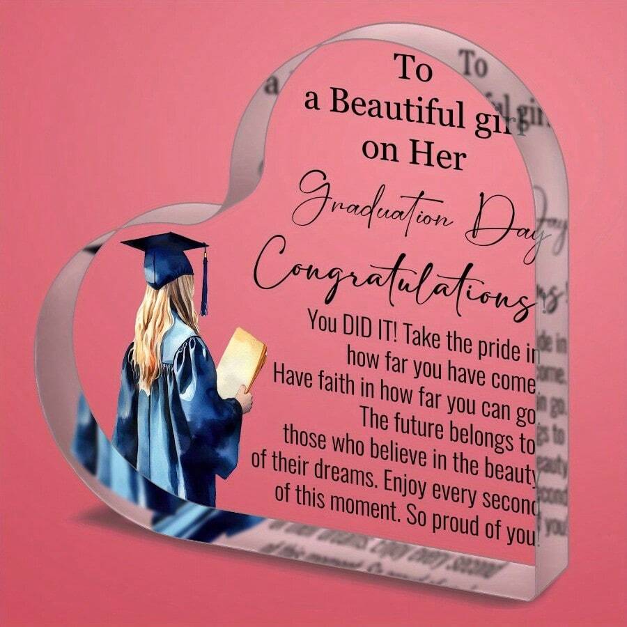 1pc Inspirational Graduation Gifts For Her , High School College