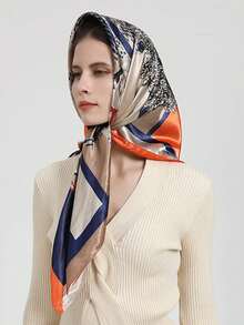 Elegant 1PC Women's Large Scarf 90cm Scarf - Multicolor - View 6