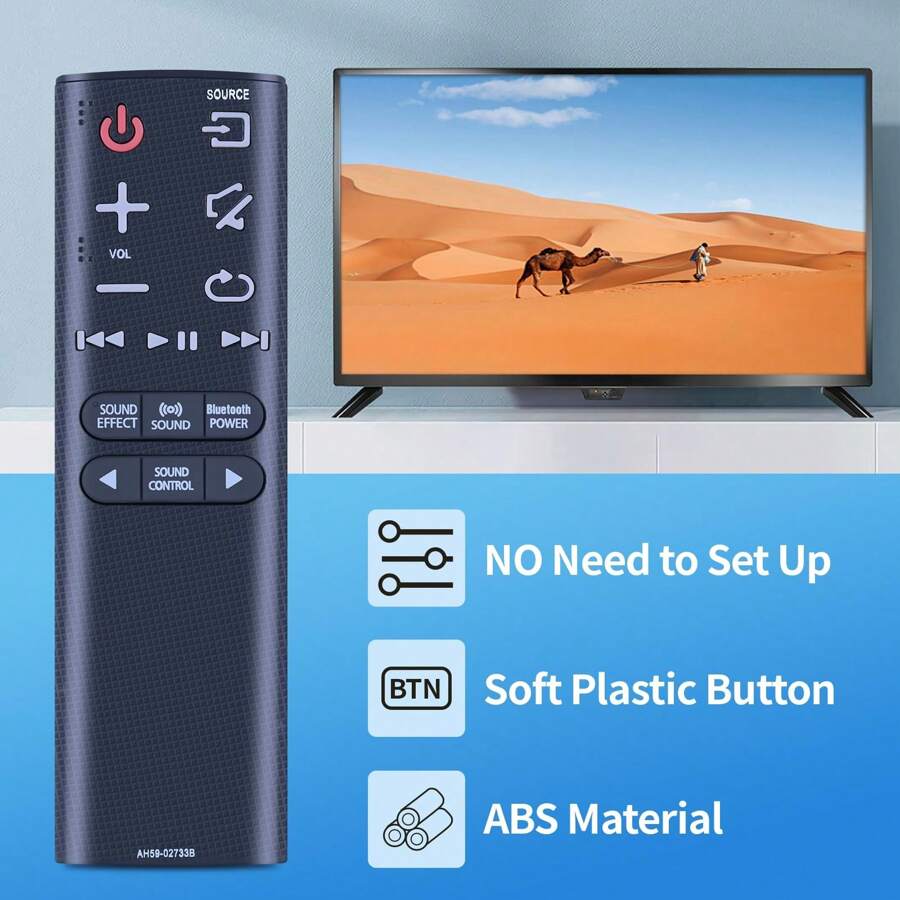 AH5902733B Replacement Sound Bar Remote Control Compatible With