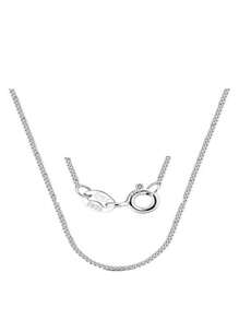 FOREVER QUEEN 925純銀頸鏈女士o形鍊盒鍊水波鍊星空鍊長款配鍊素鍊鎖骨鍊