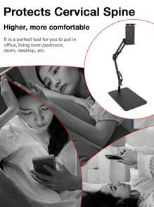 平板电脑支架，可 360 度灵活旋转，高度和角度可调，碳钢长臂兼容手机和平板电脑 - 彩色 - 查看 6