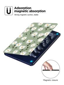 Ốp lưng điện thoại mùa hè Apple Daisy Flower Kindle Case tương thích với Kindle Paperwhite thế hệ thứ 11 năm 2021 (6,8 inch) / Kindle thế hệ thứ 10 năm 2019 (6 inch) / Kindle (thế hệ thứ 11) phát hành năm 2022 (6 inch), có chức năng Tự động đánh thức/Ngủ - Nhiều màu - Xem 8