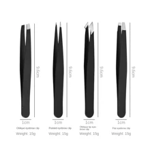 1pc Stainless Steel Tweezers Hair Removal Tweezer, Single Pack Men Facial Hair Remover Tool