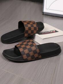 Men's Casual Slippers, Summer Comfortable Lightweight Open-Toe Slip-Ons, Fashionable Outdoor Beach Sandals