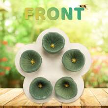 6 piezas/1 set Taza de bebida para insectos abejas, bebedero para colmena y dispensador de agua para abejas - Multicolor - Ver 13