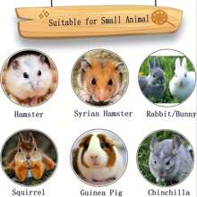 1pc/6pcs Small Pet Square Volcanic Pumice Stone, Natural Calcium Supplement, Suitable For Hamsters, Guinea Pigs, Rabbits And Other Small Animals To Chew - Grey - View 9