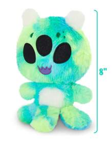 1pc Multi-Color Cartoon Green Alien Plush Toy Doll With Purple UFO, Cute And Creative Stuffed Alien Pillow,Home Decoration