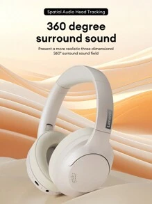 Lenovo Słuchawki bezprzewodowe  TH46 z aktywną redukcją szumów, jakością dźwięku 5.4 HIFI, długim czasem pracy baterii, niskim opóźnieniem do gier, muzyki i sportu, z mikrofonem i wygodnym noszeniem