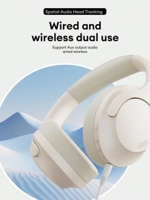 Lenovo Słuchawki bezprzewodowe  TH46 z aktywną redukcją szumów, jakością dźwięku 5.4 HIFI, długim czasem pracy baterii, niskim opóźnieniem do gier, muzyki i sportu, z mikrofonem i wygodnym noszeniem