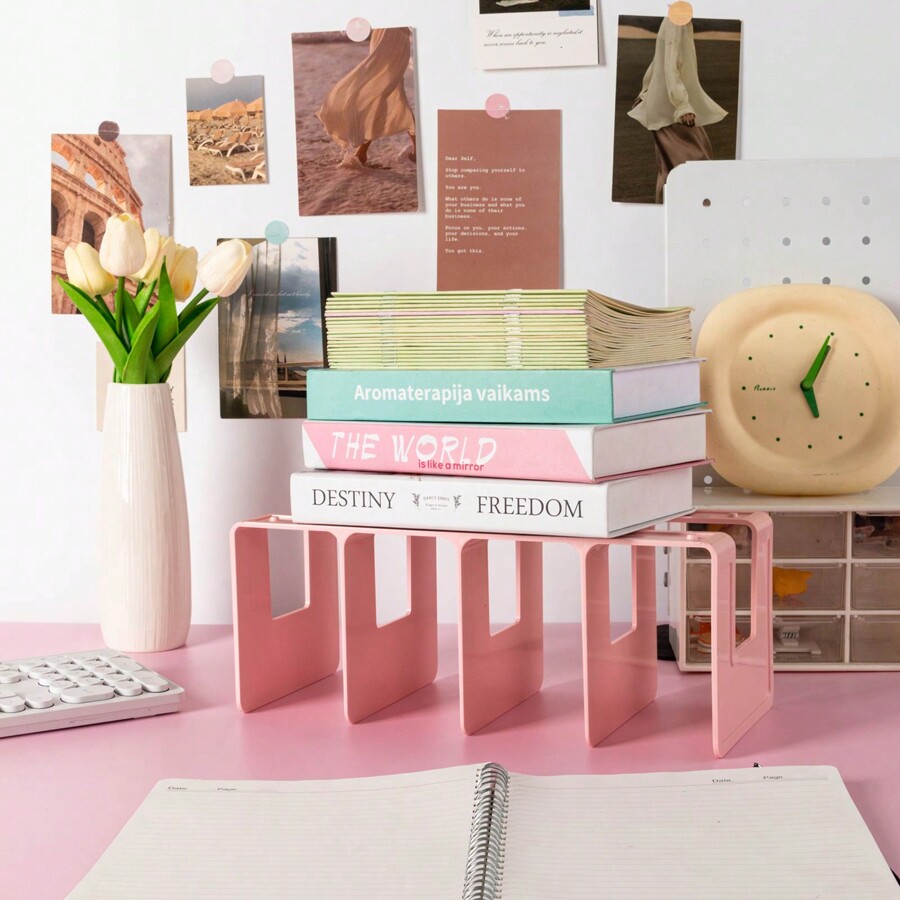 3pcs Book Stand Bookend Student Table Storage Holder Desk Organizer ...