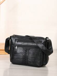 Mini Soft Leather Women Crossbody Bag, 2024 New Style Fashion Shoulder Bag For Ladies, Mom, Middle-Aged Women