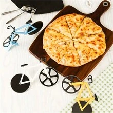 Dụng cụ cắt bánh pizza xe đạp sáng tạo, dụng cụ cắt bánh pizza bánh đôi - Đỏ - Xem 7