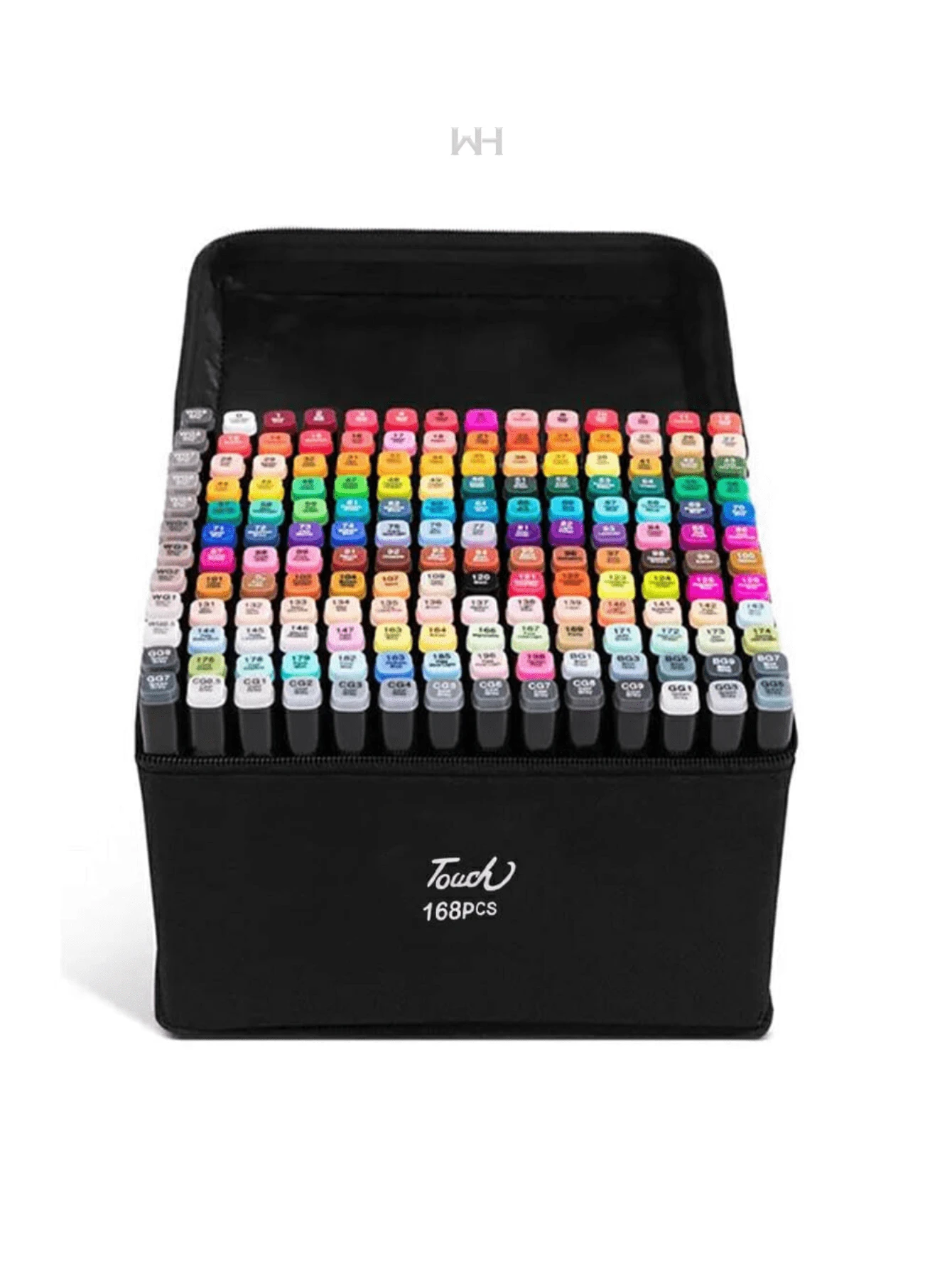 Plumones Touch, 168 piezas, Útiles Escolares, Papelería, Artículos para Escuela, Regreso a Clases, Dibujo - Multicolor - Ver 1