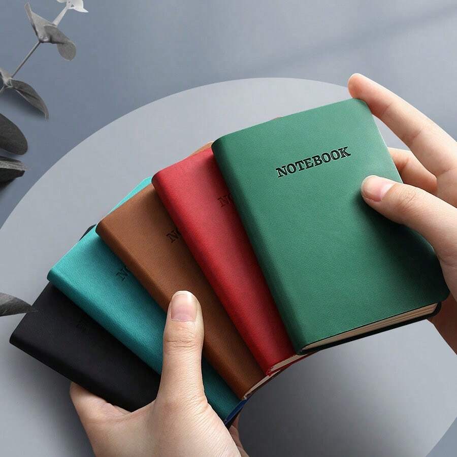 6 Colors Portable Sticky Note Notebook, Daily Memo Pad, Bullet Journal
