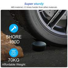 New IPX8 Waterproof Compatible With Airtag Holder Case Compatible With Apple Air Tags-4 Packs Rugged Durable Hidden Sticker Suitable For Luggage Car Bike Accessories Drone TV Remote Bicycle Vehicle Wallet Support Holder Bike Anti-Lost GPS Location Case Compatible With Airtag Case Accessories - Black - View 6