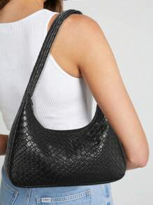 1 Stück Damen Vintage einfache Lässig Kunstleder Schulter Schultertasche, geeignet für Straße, Dates, Arbeit
