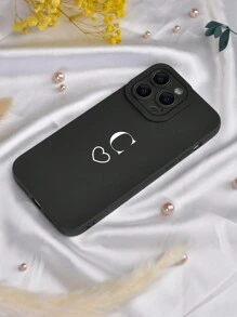 Funda de teléfono con gráficos de letras compatible con IPhone 11, IPhone 13, IPhone 14 Pro Max - Blanco y Negro - Ver 2