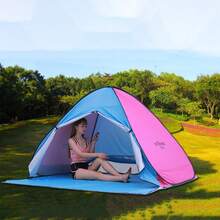 1 Lều Đi Biển Ngoài Trời, Mái Che Nắng Tự Động Bật Lên Tức Thì, Mái Che Dễ Dàng Lắp Đặt Để Thư Giãn Trên Bãi Biển - Nhiều màu - Xem 8