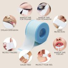 Cinta de gel de silicona, 1 pieza/2 piezas de cinta de pestañas médica suave, transpirable e indolora utilizada para la extensión de pestañas y maquillaje