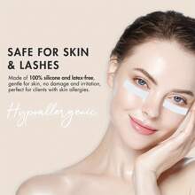 Cinta de gel de silicona, 1 pieza/2 piezas de cinta de pestañas médica suave, transpirable e indolora utilizada para la extensión de pestañas y maquillaje