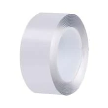 1pc Super Strong Washable & Reusable Double-Sided Tape, Transparent Double-Layered Adhesive Tape, Waterproof & Suitable For Organizing Office & Kitchen Tools Back To School