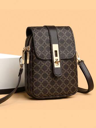 Bolso de mano de mujer, cartera, bolsa pequeña de doble capa con gran capacidad y estilo retro, monedero, portallaves, bolso bandolera de moda con diseño de letra 2024, bolso pequeño versátil, bolso para mujer, bolso bandolera casual y elegante para damas, bolso de estilo vintage de Oriente Medio y Europa, bolso bandolera para mujer de mediana edad, monedero, bolso para teléfono para madre, bolso pequeño de moda versátil para mujer, bolso casual para mujer, bolso de mano de PU, bolsa de compras