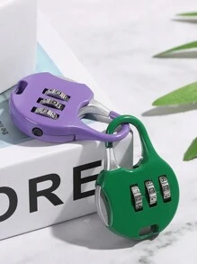 Cadeado de liga de zinco com senha, 2 peças Cadeado Anti-roubo de Mochila, Cadeado Mini, Cadeado de Senha para Bagagem, Caixa de Diário do Armário, Portátil para Essenciais de Viagens de Dormitório, Suprimentos Escolares para Mochila de Viagem, Bolsa de Viagem, Bagagem, Mala, Equipamento de Ginástica