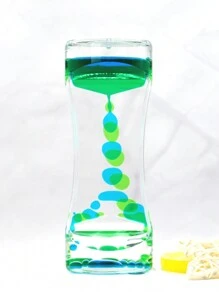 Liquid Motion Bubbler, Liquid Bubbler, Timer For Sensory Play, Fidget Toy - Stress Management - Cool Desk Decor Halloween/Thanksgiving Day/Christmas Gift Easter Gift