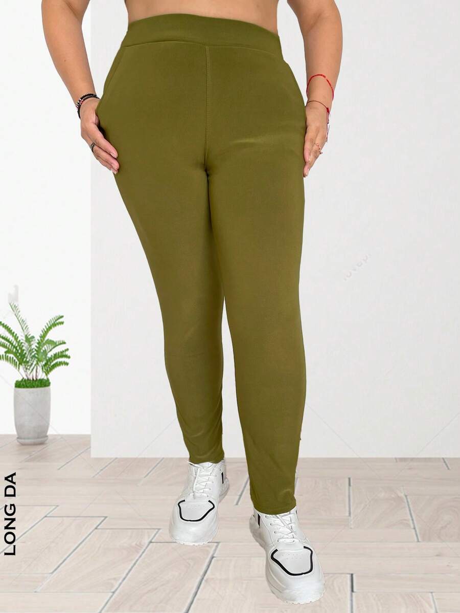 Seasonal Pants, For Formal And Informal Wear For Women - Verde - Visualizzare 1