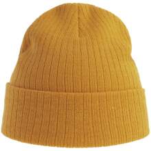 Atlantis Unisex Adult Rio Ribbed Beanie (Mustard) - Mustard Yellow - View 3