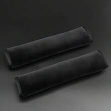 2 pièces Coussinets d'épaule de ceinture de  de voiture, housses de ceinture en peluche universelles pour enfants, rose